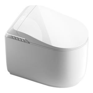 Inodoro inteligente sin borde con descarga Tornado, 110V, en stock en EE. UU., artículos sanitarios inteligentes, WC automático con sensor de pie - Product Image 1