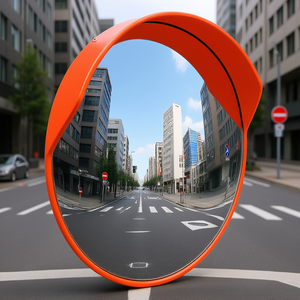 Miroir convexe en polycarbonate rond à 180 degrés pour la sécurité routière en extérieur - Product Image 2