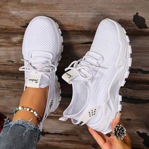 Scarpe da Ginnastica da <span class=keywords><strong>Donna</strong></span> Leggere e Traspiranti in Tessuto Altamente Elastico, Ammortizzate, Sportive e di Tendenza per il Pendolarismo Quotidiano - Product Image 6