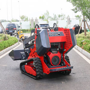 Produsen profesional 480KG Skidsteer diesel Caterpillar berdiri di Crawler Mini Skid Steer Loader dengan lampiran - Product Image 6