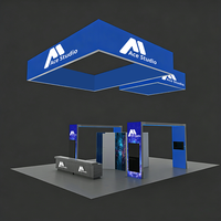 Stand d'exposition modulaire 3D en aluminium pour salon professionnel, design 6x9, 5x12, 6x18, 3x3, 3x6, 3x4