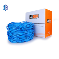 Los mejores fabricantes de cables de calidad 23 AWG UTP Cable OFC Cat5e 8core Network Lan Cable 305M 1000ft con CE