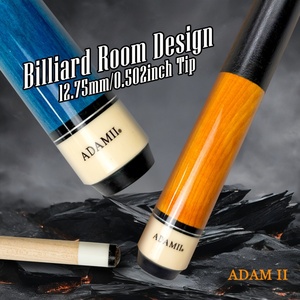 ADAM II 58-Inch Maple Pool Cue Stick with 12.75mm Tip & 19-20oz Weight - 1/2 Split Design for Enhanced Control - Product Image 6