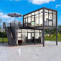 FLKT Maison conteneur moderne pliable en Z à faible coût, 40HQ, 12 unités, structure en acier préfabriquée extensible, chambre mobile