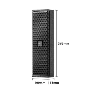 Morin 2024 New Style 1.0 Passive 4 Inch Subwoofer Sound System Mini Line Array Home Karaoke Professional Column Speaker