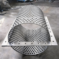 Silencieux acoustique en acier inoxydable 304 316, plaque métallique perforée, écran de tube d'échappement, usine