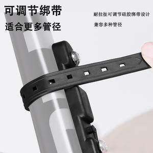 Bicycle <b>Water</b> <b>Bottle</b> Cage Mount Adapter Black Silicone Durable No Drill Converter For Mountain Road Bike Cycling Equipment - Product Image 2