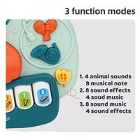 Clavier de piano éducatif KSF, jouet musical pour enfants, dessin animé, animal, DJ, canard