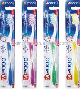 Fabrication de brosses à dents pour adultes à poignée rigide et poils ultra doux, personnalisables avec logo, pour l'hygiène bucco-dentaire - Product Image 2