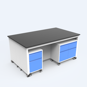 H khung kim loại đồ nội thất treo phòng thí nghiệm băng ghế dự bị với tủ tường bàn làm việc vật liệu thép bảng phòng thí nghiệm cho bệnh viện sử dụng - Product Image 4