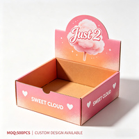 Caja de Exhibición de Cartón Impreso Reciclable Personalizada, Caja de Exhibición de Papel Kraft para Productos, Embalaje de Cartón con Blíster Brillante