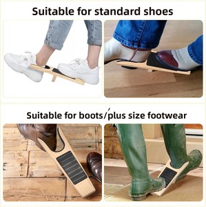 D5362 Extracteur de bottes en bois Cobbler's Choice, taille unique, avec coussinet de préhension ultime pour l'équitation - Product Image 4