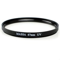 Accessoires pour appareil photo numérique Massa UV, OEM personnalisable, alliage d'aluminium usiné CNC, verre optique, filtre pour appareil photo reflex numérique 37 mm, noir