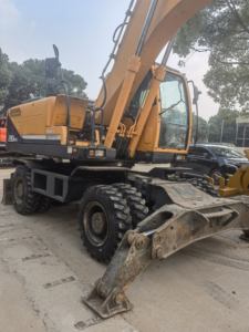 Pelle sur roues 210w-9t d'occasion, équipement de machine de construction, pelleteuse sur pneus, pelleteuse sur pneus d'occasion en stock - Product Image 4