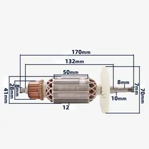 BOSAN Bộ Dụng Cụ Điện Trực Tiếp Từ Nhà Máy Phụ Tùng Linh Kiện Cánh Quạt Cho Bộ Khởi Động Phần Ứng Bosch Ph65a