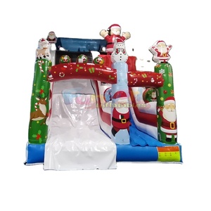 Outdoor large jumper bounce house toboggan gonflable inflatable christmas slide for kids - Product Image 1