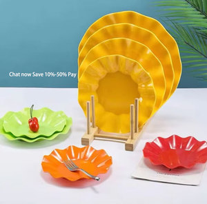 Bol à fruits en plastique léger HCMA, coloré et émaillé, pour articles ménagers portables et réutilisables, avec fonction pratique - Product Image 2