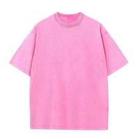 T-shirt vintage noir avec logo personnalisé, t-shirt délavé à l'acide, t-shirt pour homme, lourd, vierge, 100% coton, surdimensionné pour homme