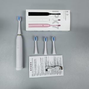 Cepillo de Dientes Eléctrico Recargable Tipo-C con LED, Resistente al Agua IPX7, Cerdas de Nailon Suaves para Blanqueamiento Dental, Diseño Portátil, Funciones Inteligentes - Product Image 6