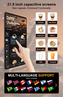 Distributeur automatique de café commercial TCN à rendement élevé (ROI) avec double moulin, machine à glaçons et système de boissons intelligent en libre-service