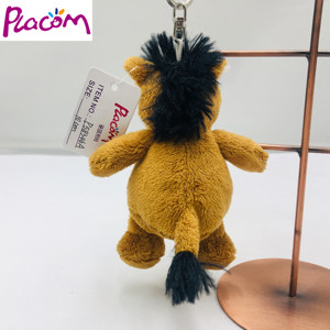 Chất lượng cao <span class=keywords><strong>Plush</strong></span> Horse <span class=keywords><strong>Keychain</strong></span> mềm đồ chơi tùy chỉnh nhồi ngựa Keyring túi Mặt dây chuyền trẻ em Đồ chơi - Product Image 4
