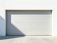 Porte de garage sectionnelle à grande ouverture en acier robuste, isolation thermique, adaptée aux ateliers de réparation, aux entrepôts logistiques, aux appartements et aux communautés