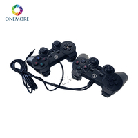 ONEMORE OMGC522 Jeu d'arcade à pistolets lumineux en métal pour 4 joueurs, modifié en USB pour PC, jeux de tir avec recul de choc 110V/220V