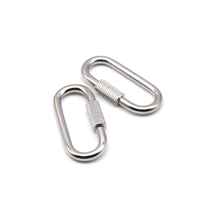 Cadena <span class=keywords><strong>de</strong></span> Acero Inoxidable Tipo S, Varios Tipos, Gancho Giratorio con <span class=keywords><strong>Ojal</strong></span> y Cierre <span class=keywords><strong>de</strong></span> Seguridad - Product Image 3