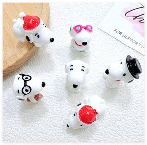 Figurines d'animaux en gros, figurines de chien, jardin féerique, maison de poupée, décorations de voiture en résine personnalisées, articles miniatures 3D, jouets pour enfants - Product Image 2