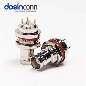 Đầu Nối Vòng Chữ O Chống Nước Jack Cái <span class=keywords><strong>BNC</strong></span> Đầu Nối Bảng Mạch PCB Thẳng 50 75 Ohm Ổ Cắm Máy Quay Video CCTV DC - Product Image 5