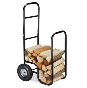 <span class=keywords><strong>Chariot</strong></span> à bûches à <span class=keywords><strong>bois</strong></span> pour extérieur et intérieur pour ensembles et accessoires de cheminée - Product Image 1
