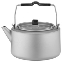 Bouilloires et théières chinoises Tiartisan en titane 0,6L/1L, portables pour le camping, la randonnée, les pique-niques, les barbecues en plein air
