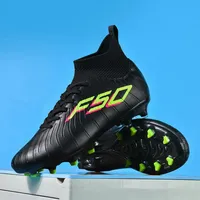 Chaussures de football pour garçons F50 FG de haute qualité 2025 NEW PL, crampons de compétition pour terrain naturel avec pointes longues, semelle intérieure en TPU, automne