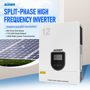 Inversor de Alta Frecuencia <span class=keywords><strong>Suoer</strong></span> de 110V Monofásico, Inversor de Carga Solar Híbrido de 110/220 Vac, 12kw - Product Image 4