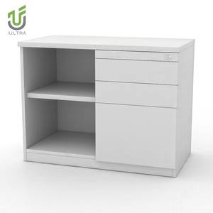 Iultra โต๊ะคอมพิวเตอร์ที่ทันสมัยพร้อมตู้เก็บเอกสารเคลื่อนย้ายได้ส่งคืนตู้เฟอร์นิเจอร์สำนักงานที่สมบูรณ์เวิร์กสเตชันที่ทำจากการจัดเก็บ MDF - Product Image 2