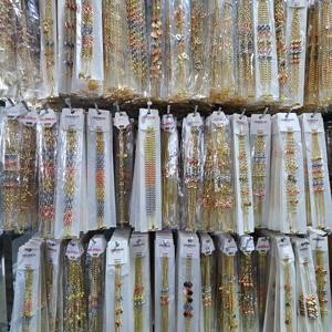 Proveedor de Joyería CM Joyeria Pulsera de Cadena Cubana Chapada en Oro de Alta Calidad para Mujer Pulsera Tricolor de Moda con Circonitas - Product Image 6