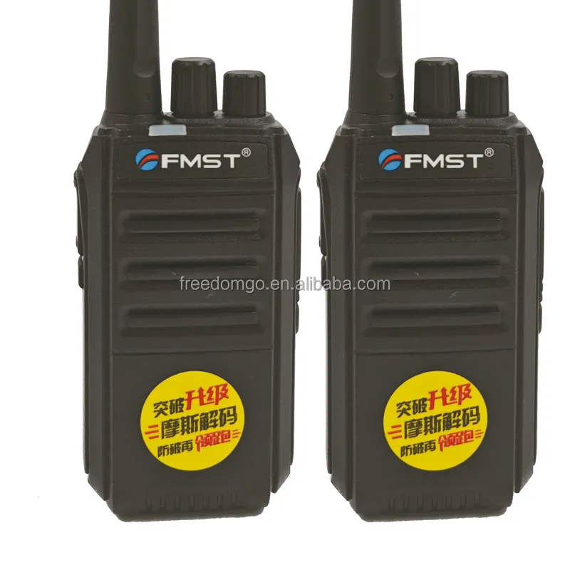 FMST V588S Walkie Talkies portátil profissional Rádio de 2 vias 3 Watts Transceptor FM de alta potência com 5 km de alcance