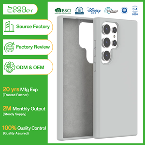 <span class=keywords><strong>Coque</strong></span> de téléphone en <span class=keywords><strong>silicone</strong></span> liquide Soonleader pour Samsung S24 Ultra - Product Image 1