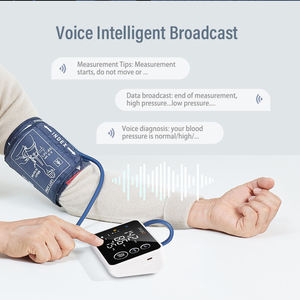 Máquina de medición digital de hospital automática inteligente, pantalla LED grande, monitor de presión arterial parlante para brazo superior - Product Image 2