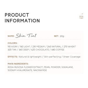 Laikou Skin Tint Base de Maquillaje con Cobertura Ligera, Niacinamida y <span class=keywords><strong>Rosa</strong></span>, 30g - Product Image 4