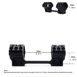 ขายึดกล้องเล็ง ACUMETA แบบ Dovetail ขนาด 11 มม. สำหรับท่อขนาด 30 มม./1 นิ้ว ความสูงตรงกลาง 1.14 นิ้ว - Product Image 6