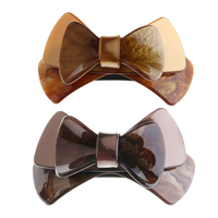 MiDairy 2024 nouveau double arc doux printemps clips de queue de cheval grande voûte barrettes de cheveux pour femmes filles 810128