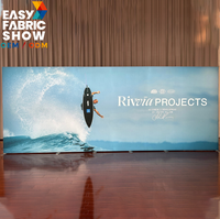 BIG Easy Lightweight 120mm Seg Light Box Backdrop Pameran Dagang untuk Dinding Display Pameran Kustom