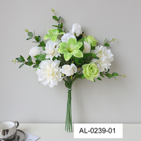 Lily Rose Eucalyptus Pivoine Camélia Arbor Bouquet Fleur Décoration Fleur Artificielle Arrangement Floral