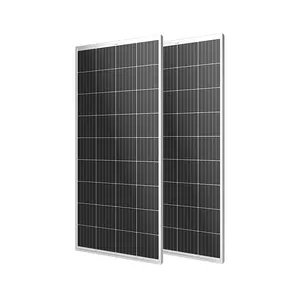Oem太阳能模块单极320瓦太阳能电池板340瓦便携式柔性半切电源太阳能电池板套件价格