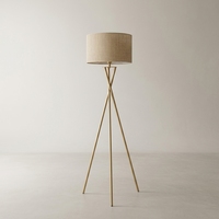Lampe sur pied LED en fer de style nordique, base E14/E26, lampe d'intérieur pour salon, chambre à coucher, décoration