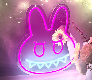 Luces decorativas LED de diseño libre, espejos de maquillaje creativos, <span class=keywords><strong>lentes</strong></span> de relleno Hello CAT, luces de espejo acrílico luces de neón personalizadas - Product Image 3