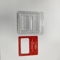 Boîtes d'emballage de clé USB avec logo personnalisé | Étuis à clapet transparents en PET pour le stockage et l'affichage de la clé USB | Antichoc, Vente en gros