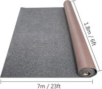 Tapis d'extérieur antidérapant en TPR imperméable, facile à nettoyer, pour zone domestique, tapis de sol marin extérieur, rouleau de moquette, paillasson.