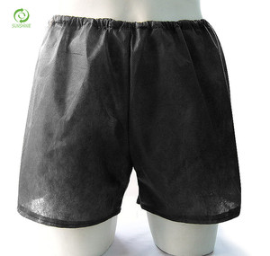 Tissu non tissé jetable 30gsm 45*75cm pantalon à quatre coins pour hommes pantalon de couleur noire dans les hôtels, salons de <span class=keywords><strong>massage</strong></span>, salons de spa - Product Image 2